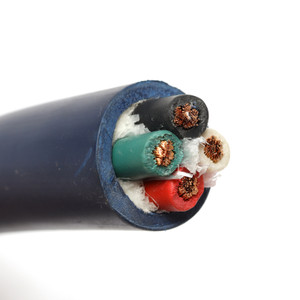 8/4 STW Blue Water Resistant Heavy-Duty Power Cable
