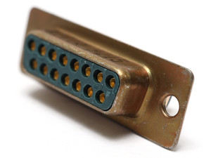 ITT Cannon DAM-15S 15 Position D-Sub Receptacle ITT Cannon DAM-15S 15 Position D-Sub Receptacle