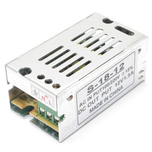 12 Volt DC 1.5 Amp Regulated Power Supply