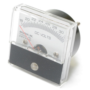 18 - 32 Volt DC Analog Panel Meter, 2 Inch