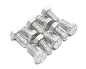 1/2"-13 x 1" Steel Hex Bolts, 10pc