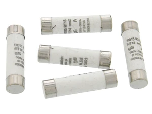 Pack of 5 - 25 Amp 10 x 38mm RO15 (5AG) Ceramic Fuse