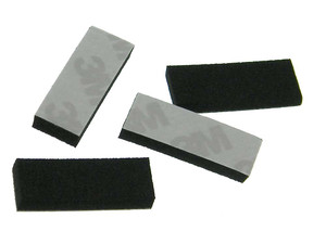 Neoprene Anti Vibration Board Pads, Pack of 4 Neoprene Anti Vibration Board Pads, Pack of 4