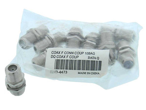 Pack of 10 - F Type Connector, Female to Female Coupler Pack of 10 - F Type Connector, Female to Female Coupler