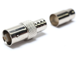 BNC Type Connector, Female Crimp for RG-6 Cable