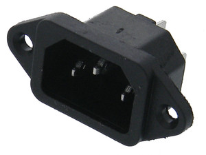 Power Inlet - IEC C-14 Chassis and Mounting Ears Power Inlet - IEC C-14 Chassis and Mounting Ears
