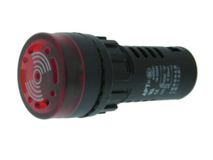 Annunciator Alarm with Flash Red LEDs 12VAC/DC