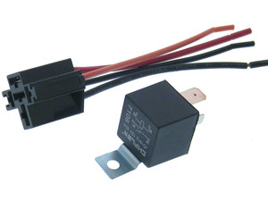 12VDC SPST-NO Automotive Relay 80A with Socket 12VDC SPST-NO Automotive Relay 80A with Socket