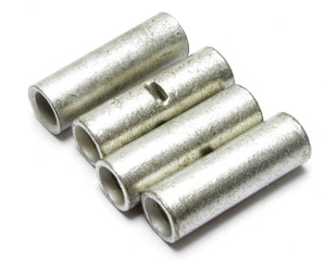 8 Gauge Non-Insulated Butt Connectors, 4 Piece