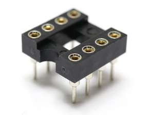 8 Pin IC Socket Machine Tool Round Pins