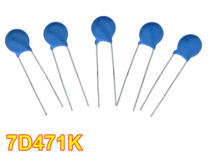 Pack of 5 - 470V Metal Oxide Varistor Transient Suppressor