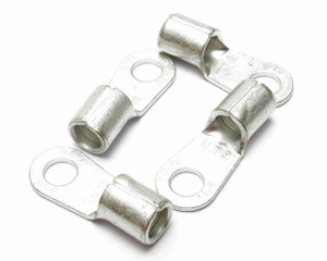 6 Gauge Non-Insulated 1/4 Inch Ring Terminal, 4 Piece 6 Gauge Non-Insulated 1/4 Inch Ring Terminal, 4 Piece