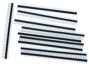 Pack of 10 - 40 Pin (1 x 40) Header Connector Pack of 10 - 40 Pin (1 x 40) Header Connector