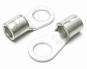4 Gauge Non-Insulated 3/8 Inch Ring Terminal, 2 Piece 4 Gauge Non-Insulated 3/8 Inch Ring Terminal, 2 Piece