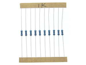 Pack of 10 - 1k Ohm 1/4 Watt 5% Resistor Pack of 10 - 1k Ohm 1/4 Watt 5% Resistor