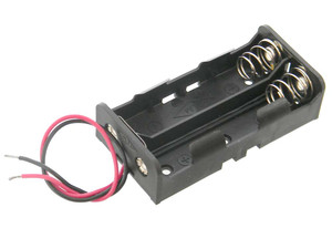 Parallel Battery Holder for Two 18650 Lithium Batteries