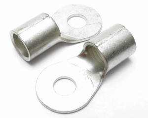 2/0 Gauge Non-Insulated 3/8 Inch Ring Terminal, 2 Piece 2/0 Gauge Non-Insulated 3/8 Inch Ring Terminal, 2 Piece