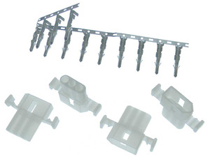 Pack of 4 - Connector, 3 Pin Female Housing, Keyed, 5.03mm Pitch Pack of 4 - Connector, 3 Pin Female Housing, Keyed, 5.03mm Pitch