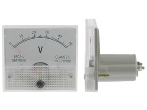 0-50VDC Analog Panel Meter 0-50VDC Analog Panel Meter