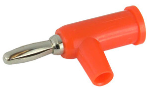 Banana Plug, Stackable Red Banana Plug, Stackable Red