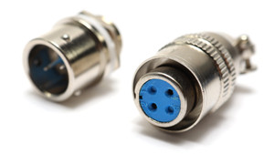Mini Latching 12mm Connector Pair, 2 Pin