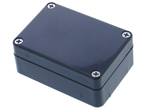 3-1/4" x 2-1/4" x 1-5/16" IP-65 Black Plastic Box