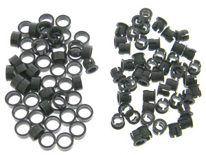 Pack of 50- 5mm LED Mounting Clip, Black