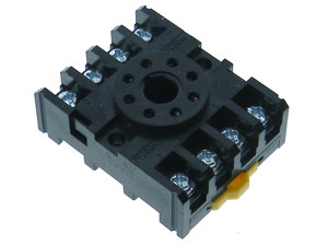 DIN Mount Relay Socket - 8 Pin Round Base Relays DIN Mount Relay Socket - 8 Pin Round Base Relays
