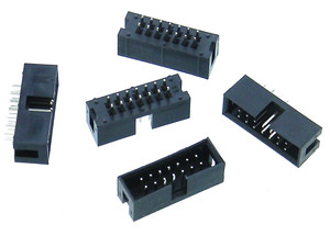 Pack of 5 - 2x7 14 pin 2.54mm (0.1") Non latching PC Mount Male Header Pack of 5 - 2x7 14 pin 2.54mm (0.1") Non latching PC Mount Male Header