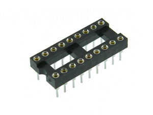 18 Pin IC Socket Machine Tool Round Pins