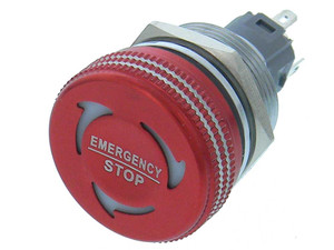 SPDT Latching Emergency STOP Switch with LEDs SPDT Latching Emergency STOP Switch with LEDs