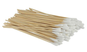 Pack of 100 - 6" Cotton Swabs Non Sterile Pack of 100 - 6" Cotton Swabs Non Sterile