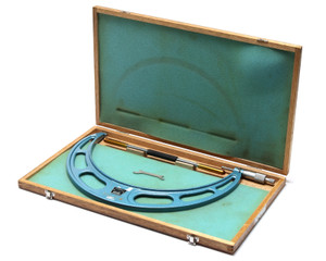 Fowler 52-240-012-1 Mechanical Outside Micrometer, 11-12" Range, 0.0001"