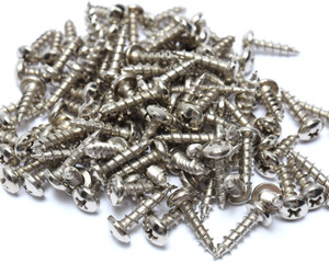 #10 x 3/4" Phillips Pan Head Deep Thread Wood Screws, 100pk