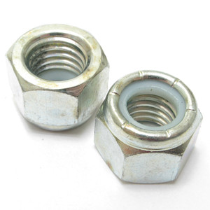 Nyloc Nut, 1/2-13, Zinc Plated Steel, 150 Piece