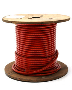 Super Flexible 4 AWG Tinned Copper Power Wire, Red