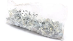 #1/4-14 x 3/4" Steel TEK Self-Drilling Screws, 100pk