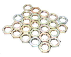 3/8-32 Steel Hexagonal Switch Nut, 25pcs