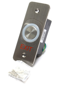 Rosslare Security EX-16 Narrow Weatherized Exit Button