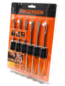 Jorgensen 70565 Wood Carving Set, 6pc