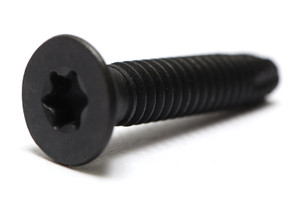 1/4-20 x 1-1/4 Torx Type F Floor Board Screws, Black, 100pcs