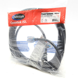 Conntek 20520-025 5-20 125V 12/3 SJTW Extension Cord, 25ft