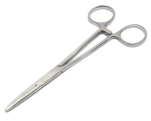 Enkay S-J3P, Hemostat Clamp, Straight Jaw, 5.5"