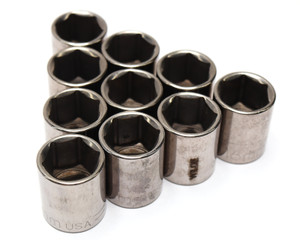 Wilde Tools 53216 16mm x 3/8" Drive 6-Point Shallow Socket, 10 Pack