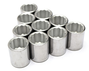 Wilde Tools 53317 17mm x 3/8" Drive 12-Point Shallow Socket, 10 Pack