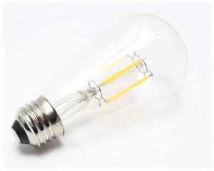 ST64 2700K LED Dimmable Edison Light Bulbs, Warm White, 4W
