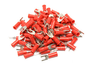 SKN BS4A6 Block Spade Terminal, 22 to 18 AWG, 100pk