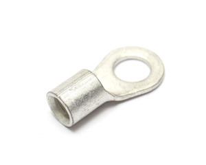 8 Gauge Non-Insulated 1/4 Inch Ring Terminal