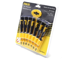 Enkay 3637-C Precision Screwdriver Set w/Torx, Slotted & Phillips, 7pc
