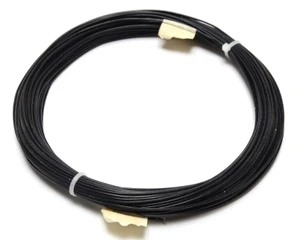 AWM 1180 Style 22AWG Black PTFE Silver Plated Copper Wire, 100ft
